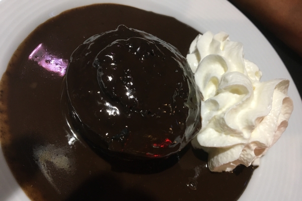 Warmer Schokoladenkuchen