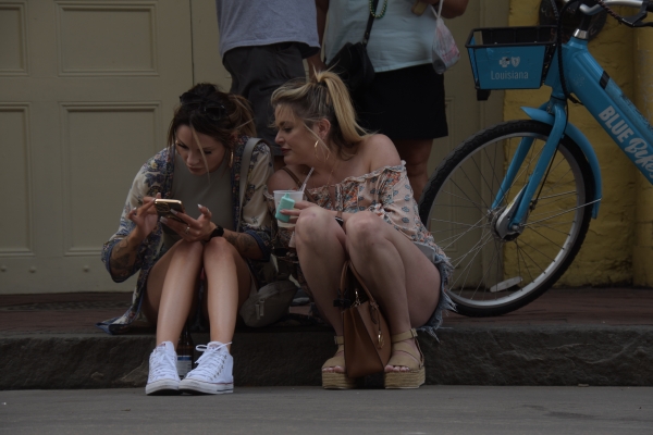 sitzen nicht nur Touristen