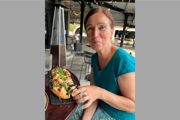 auch Flatbread mit Lachs