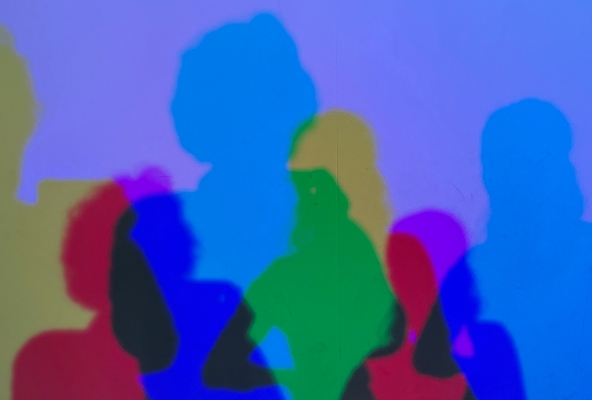 Schatten der Besuchenden