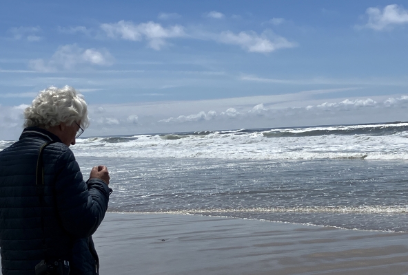 zum lang ersehnten Strand