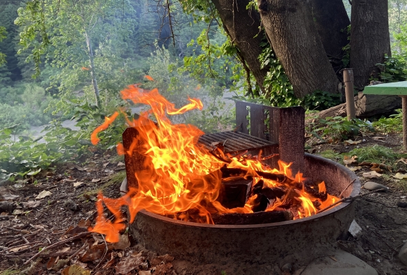 Für uns gibt's das letzte Lagerfeuer