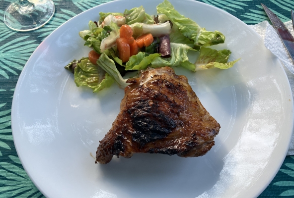 und das letzte Huhn vom Grill